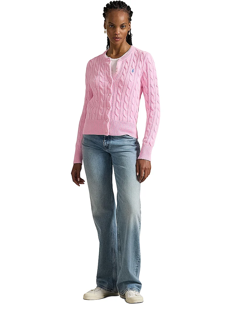 Vêtements Polo Ralph Lauren Cardigan torsadé en coton à col rond pour Accessoires - vue 10